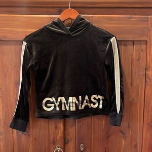 Gymnast sweatshirt justice size8